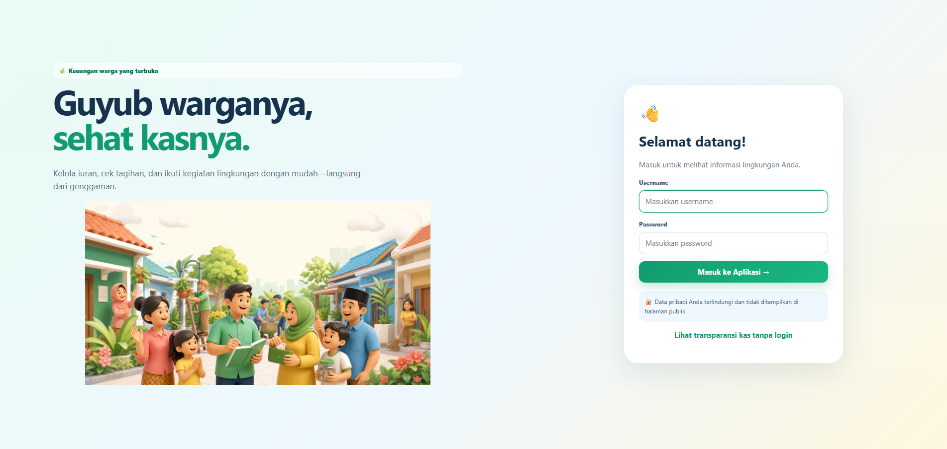Aplikasi Keuangan RT / Perumahan